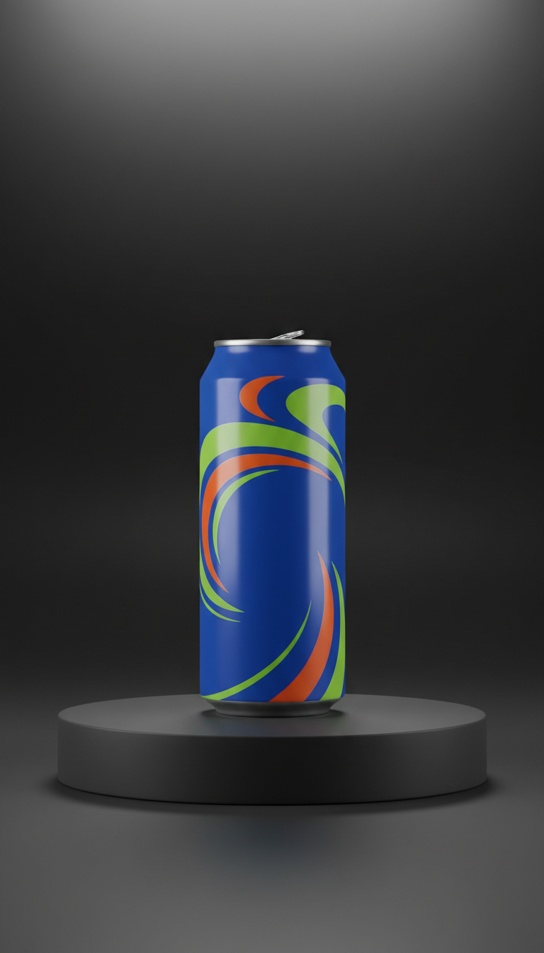 Surge Blue energy drink can