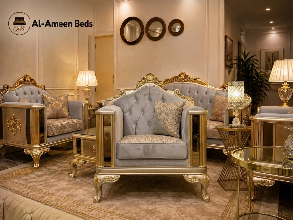 Golden Heritage Sofa Set