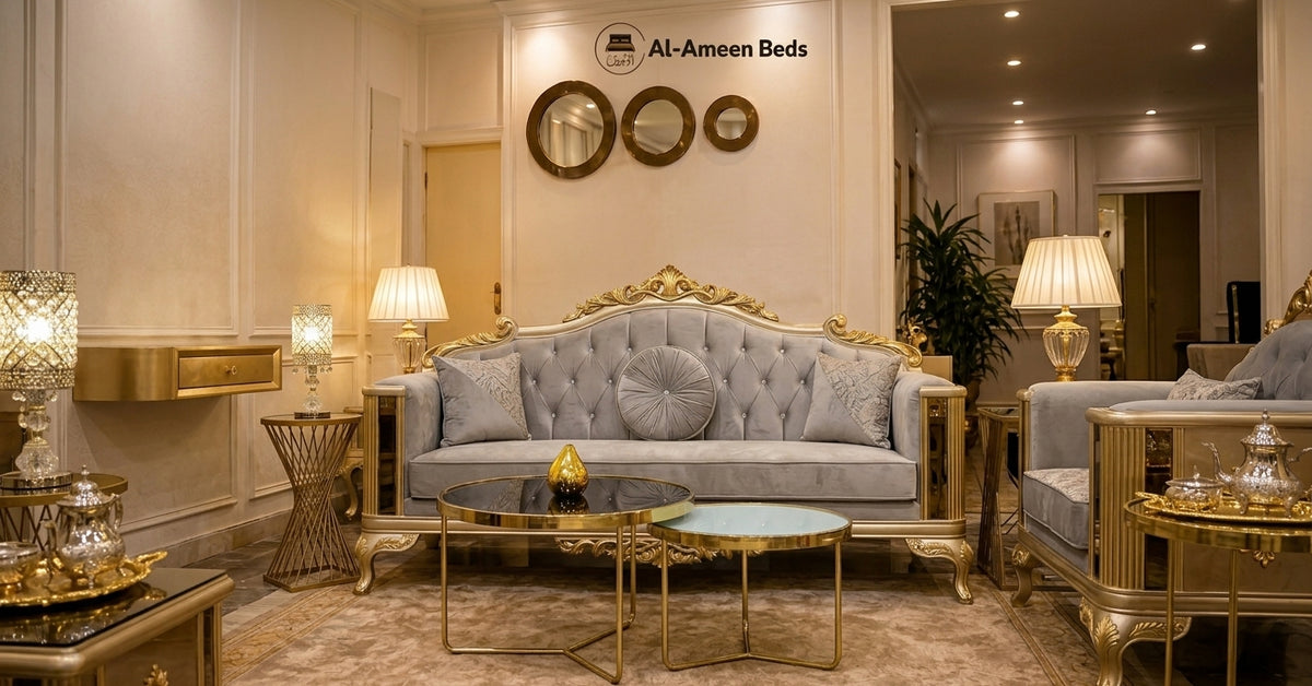Golden Heritage Sofa Set