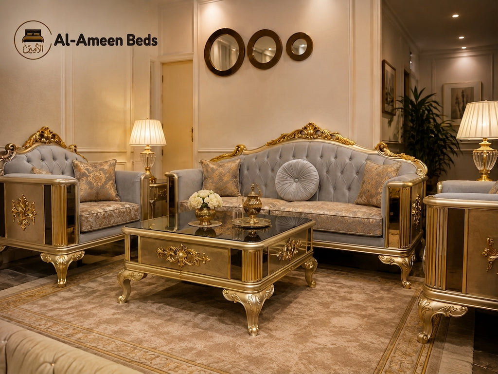Golden Heritage Sofa Set
